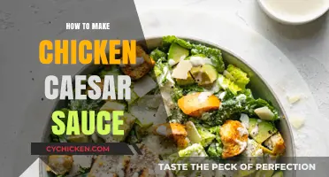 Easy Homemade Chicken Caesar Sauce Recipe: Creamy, Tangy, and Delicious