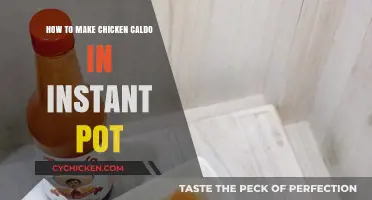 Instant Pot Chicken Caldo: A Quick and Hearty Soup Recipe
