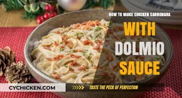 Easy Chicken Carbonara Recipe Using DOLMIO Sauce for Quick Meals