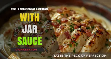 Quick Chicken Carbonara Recipe Using Jar Sauce for Busy Cooks