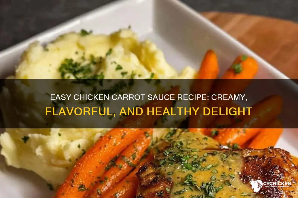 how to make chicken carrot sauce