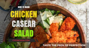 Delicious Chicken Caesar Salad: A Simple Recipe for a Classic Dish