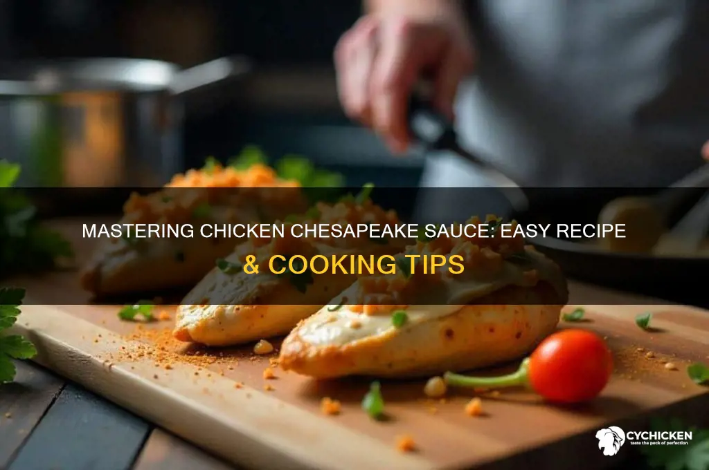 how to make chicken chesapeake sauce