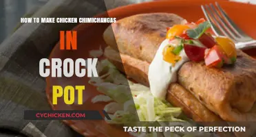 Easy Crock Pot Chicken Chimichangas: A Delicious Meal Prep Idea