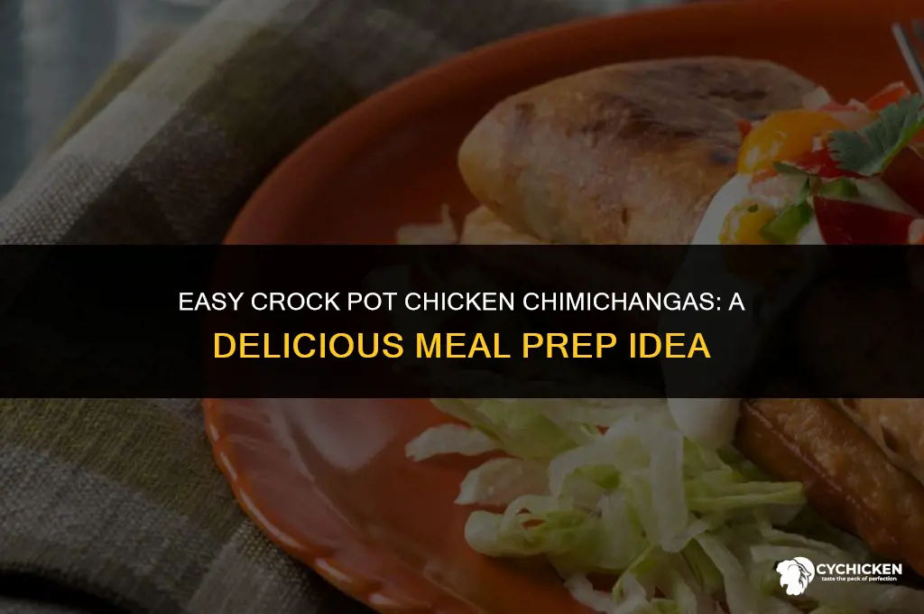 how to make chicken chimichangas in crock pot