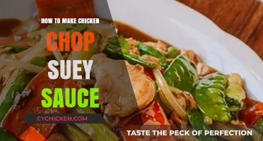 Mastering Chicken Chop Suey Sauce: Easy Homemade Recipe Guide
