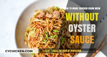 Delicious Chicken Chow Mein Recipe: Oyster Sauce-Free Alternative