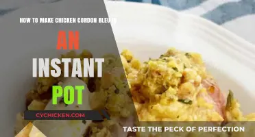 Delicious Instant Pot Chicken Cordon Bleu: A Quick and Easy Recipe