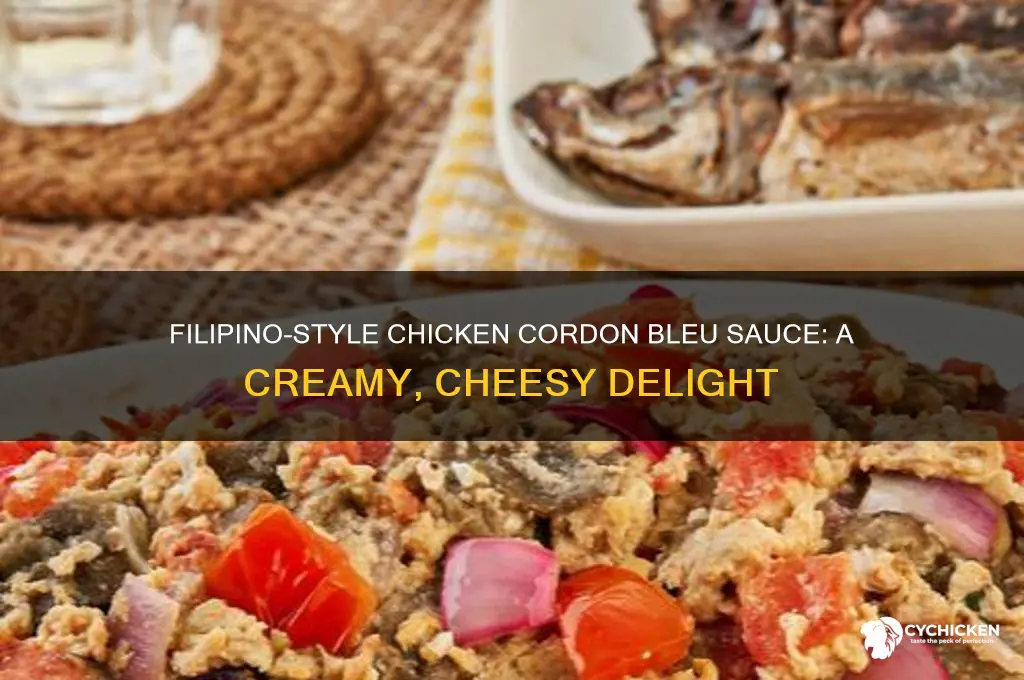 how to make chicken cordon bleu sauce filipino style