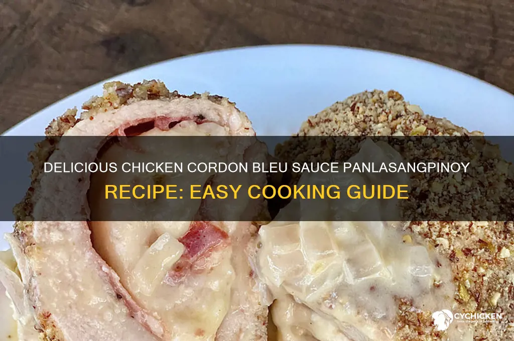 how to make chicken cordon bleu sauce panlasangpinoy