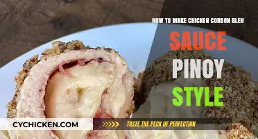 Pinoy-Style Chicken Cordon Bleu Sauce: A Creamy, Cheesy Recipe