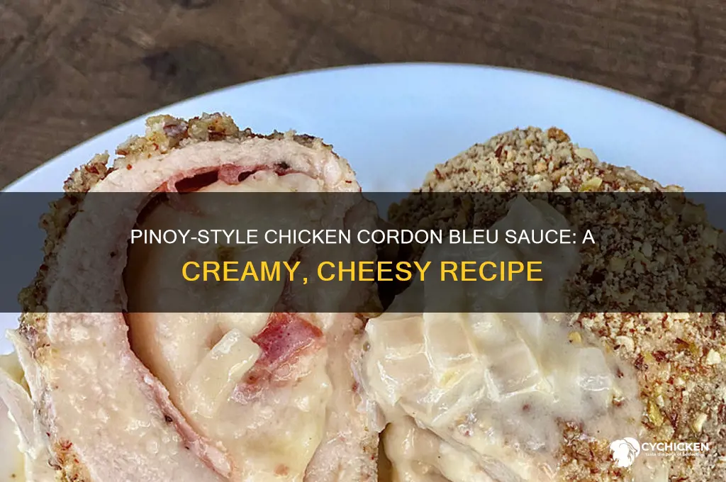 how to make chicken cordon bleu sauce pinoy style