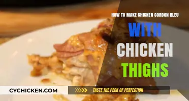 Juicy Chicken Thigh Cordon Bleu: Easy Recipe for Perfect Results