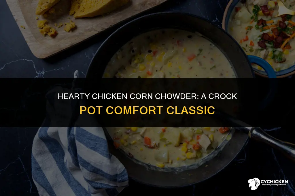 how to make chicken corn chowder crock pot