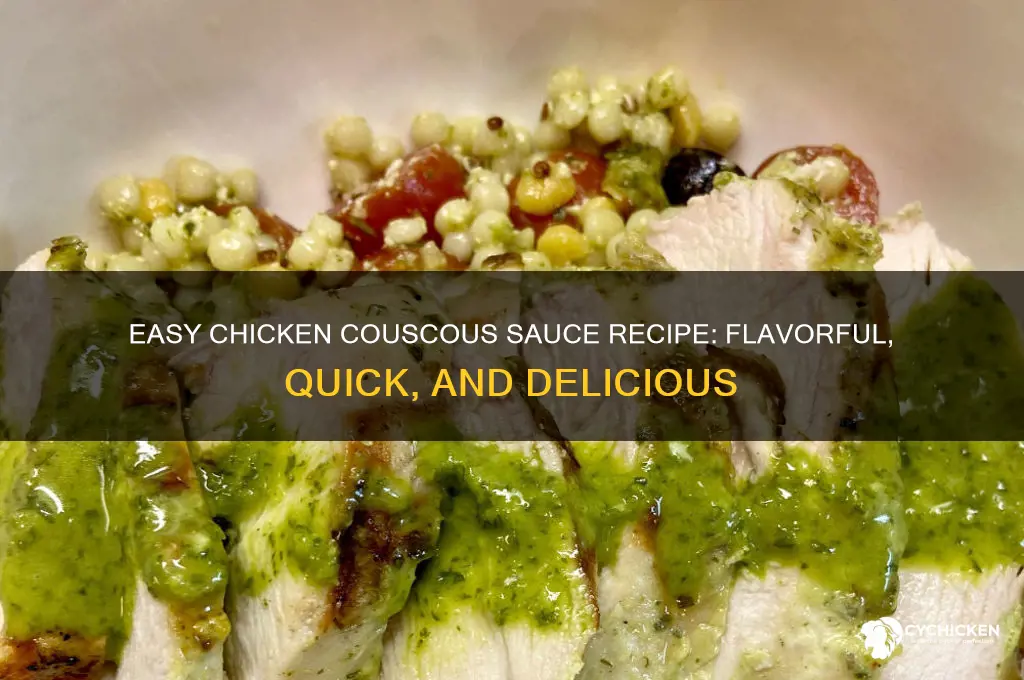 how to make chicken couscous sauce