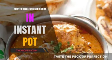 Instant Pot Chicken Curry: A Flavorful and Quick Meal Solution
