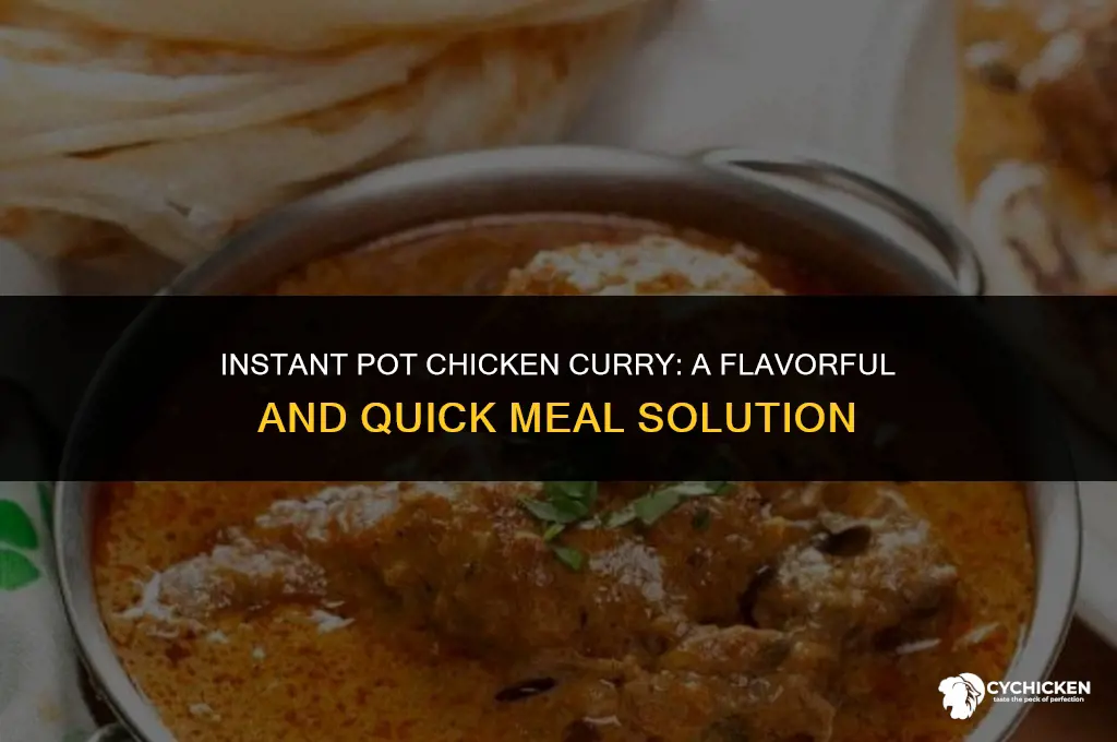 how to make chicken curry in instant pot