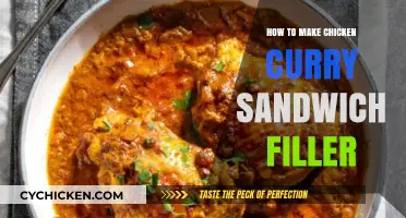 Spicy Chicken Curry Sandwich Filler: Easy Recipe for Delicious Lunches