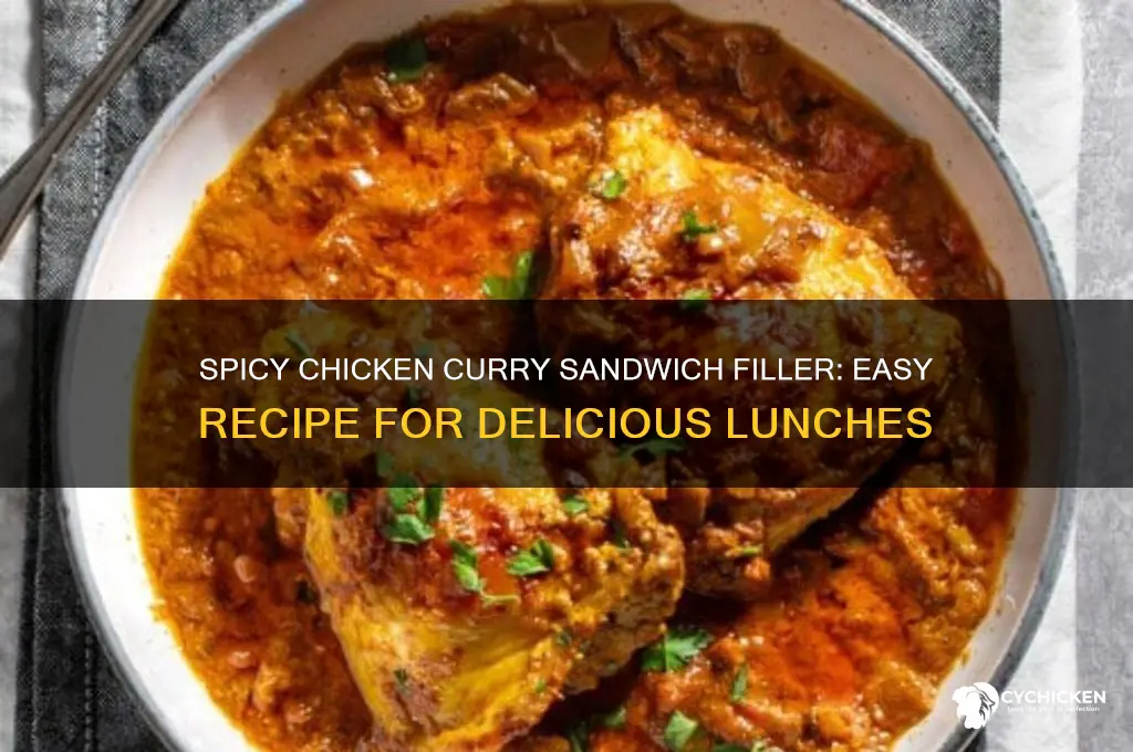 how to make chicken curry sandwich filler