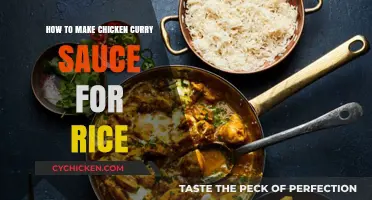 Easy Chicken Curry Sauce Recipe for Perfectly Flavored Rice