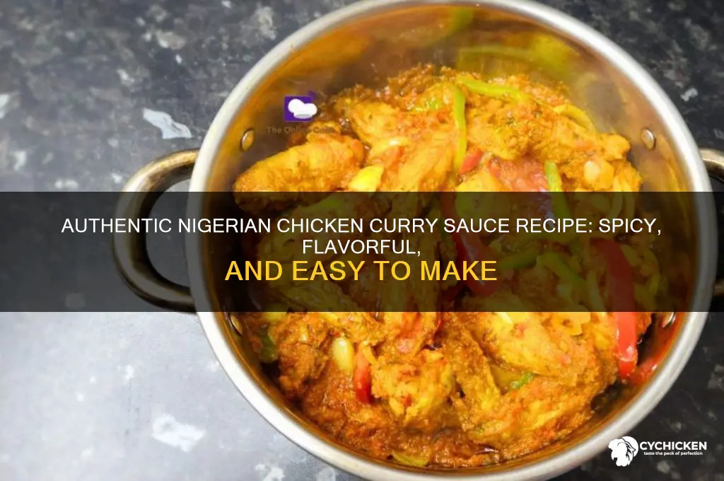 how to make chicken curry sauce in nigeria