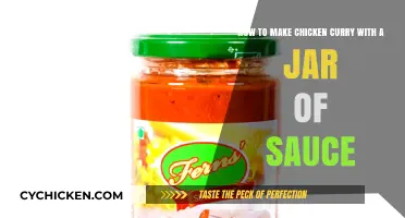 Quick & Easy Chicken Curry Using Jar Sauce: Simple Recipe