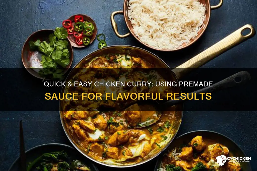 how to make chicken curry with premade sauce