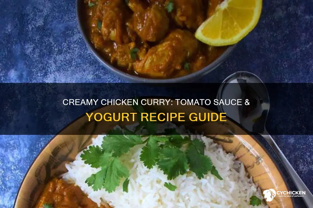 how to make chicken curry with tomato sauce nd yogurt