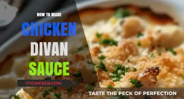 Creamy Chicken Divan Sauce Recipe: Easy Homemade Cooking Guide