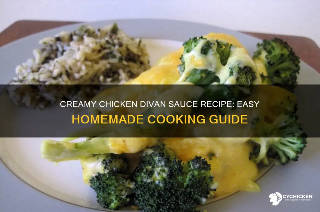 how to make chicken divan sauce