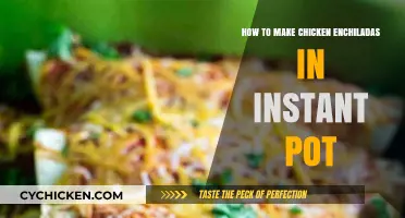Instant Pot Chicken Enchiladas: A Quick and Easy Recipe