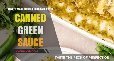 Easy Chicken Enchiladas Recipe Using Canned Green Sauce