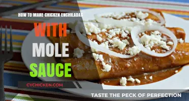 Delicious Chicken Enchiladas with Rich Mole Sauce: A Step-by-Step Guide