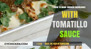 Delicious Chicken Enchiladas with Homemade Tomatillo Sauce Recipe Guide