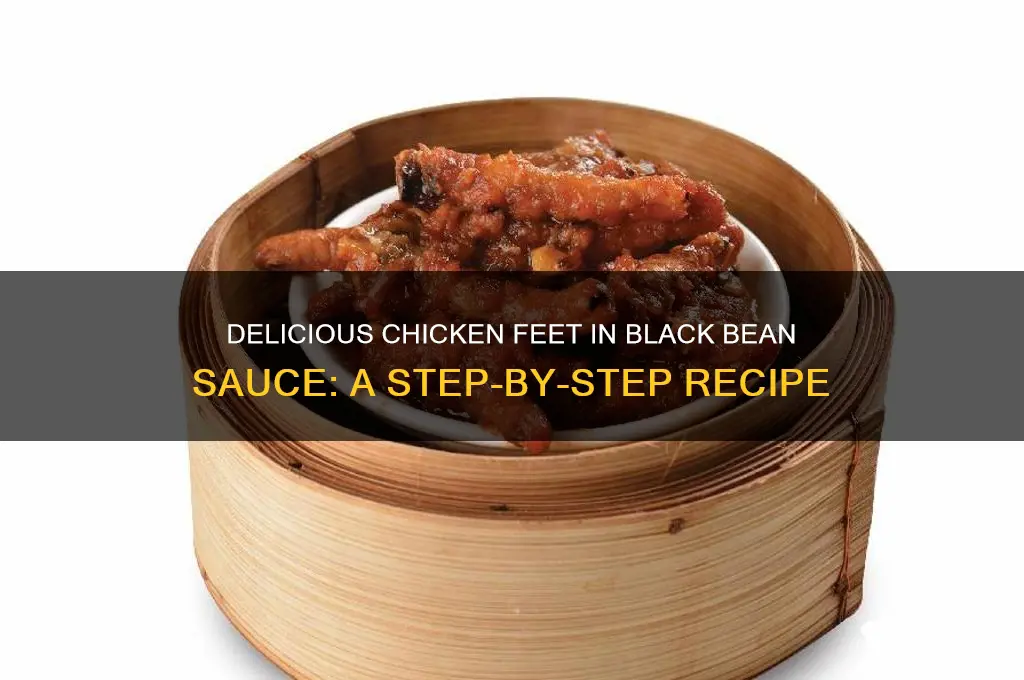 how to make chicken feet in blackbean sauce
