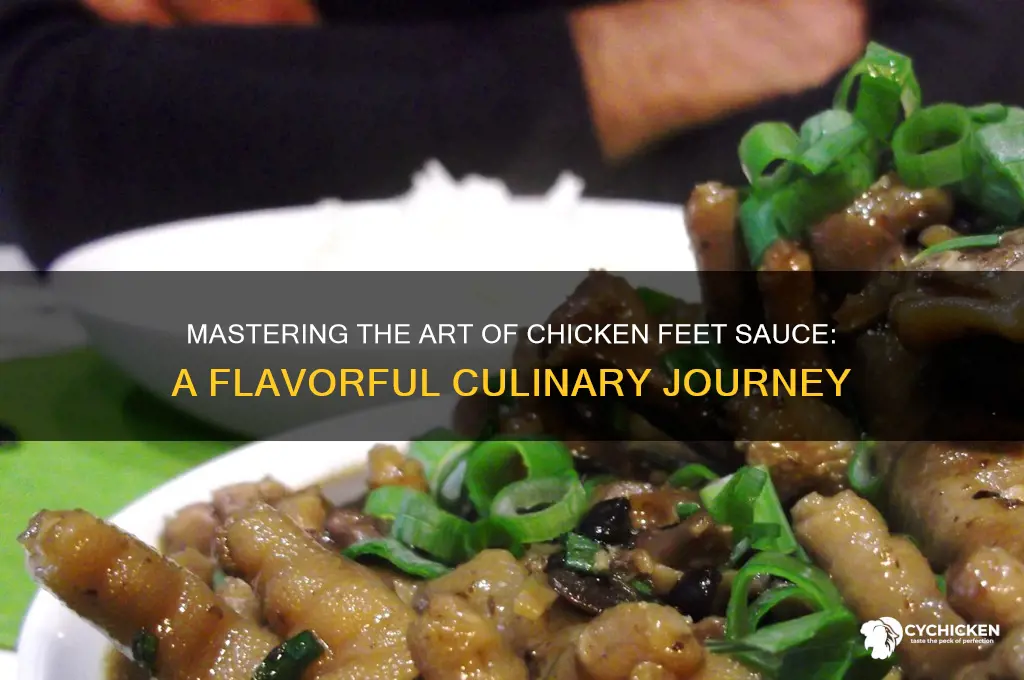 how to make chicken feet sauce
