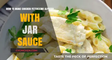 Quick Chicken Fettuccine Alfredo: Jar Sauce Recipe Made Easy