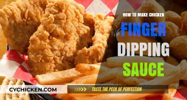 Easy Homemade Chicken Finger Dipping Sauce Recipe: Quick & Flavorful