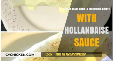 Delicious Chicken Florentine Crepes with Homemade Hollandaise Sauce Recipe
