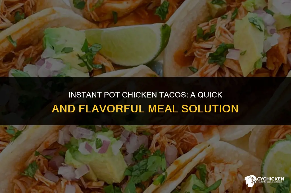 how to make chicken for tacos in instant pot