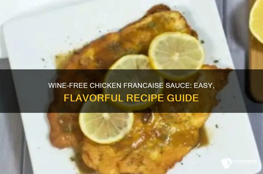 how to make chicken francaise sauce without wine