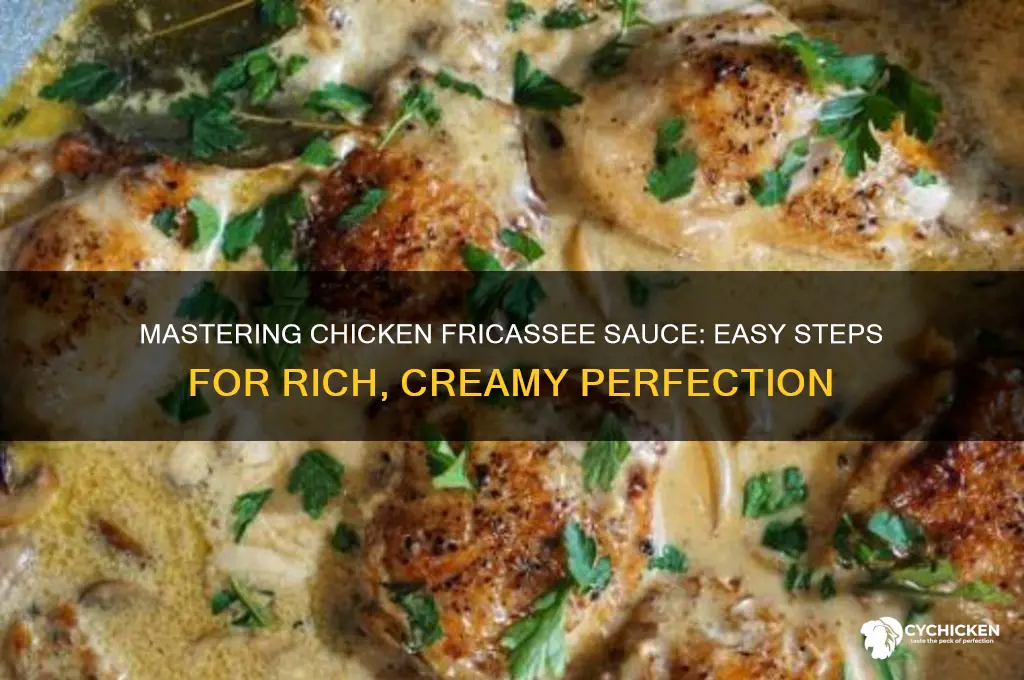 how to make chicken fricassee sauce