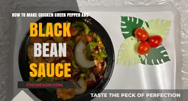 Sizzling Chicken with Green Pepper and Black Bean Sauce Recipe