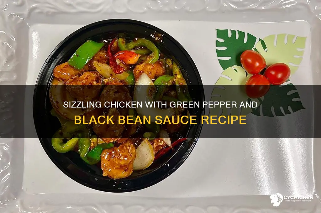 how to make chicken green pepper and black bean sauce