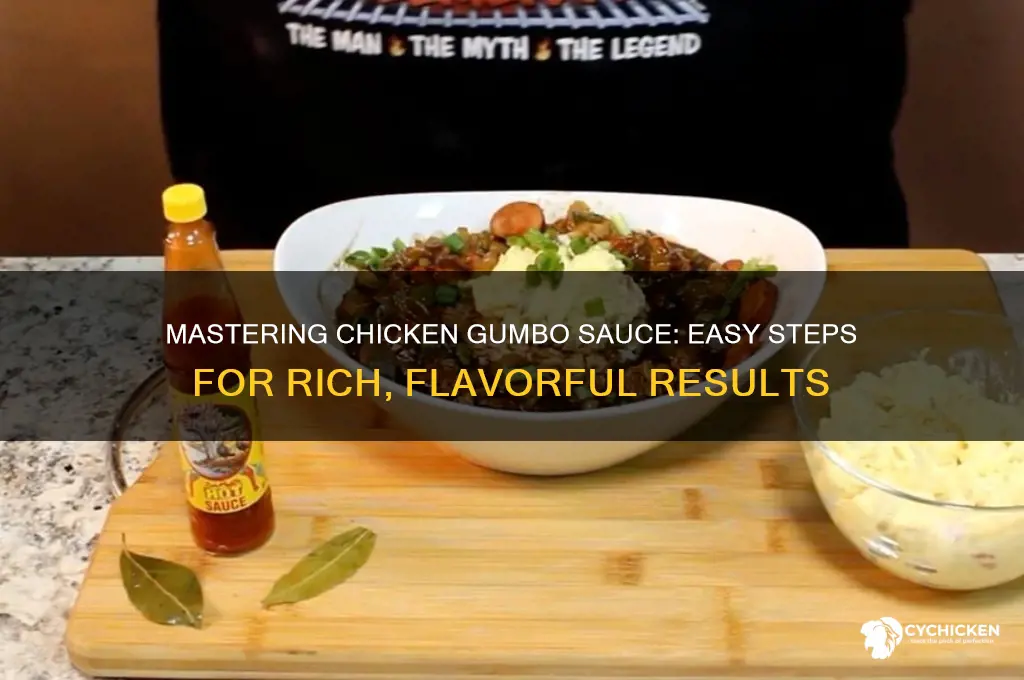 how to make chicken gumbo sauce