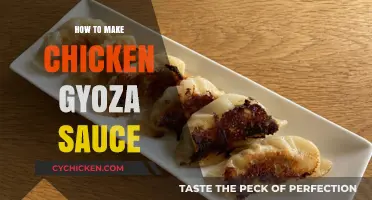 Easy Homemade Chicken Gyoza Sauce Recipe: Flavorful Dumpling Dipping Delight