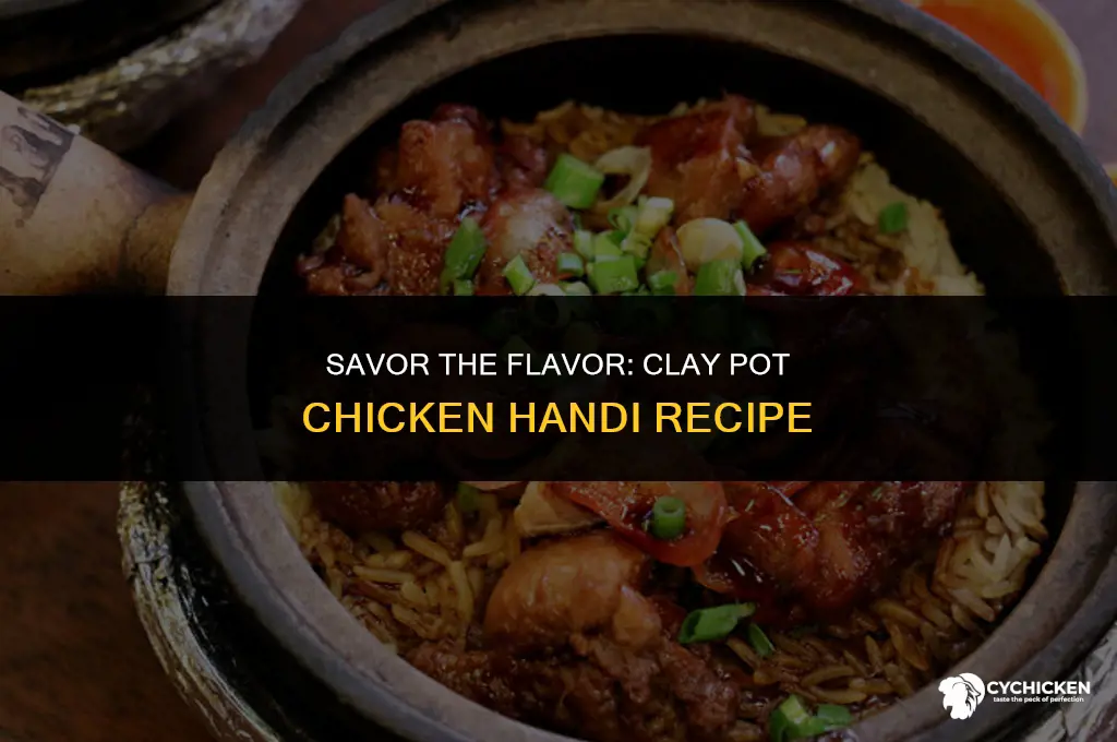 how to make chicken handi in clay pot