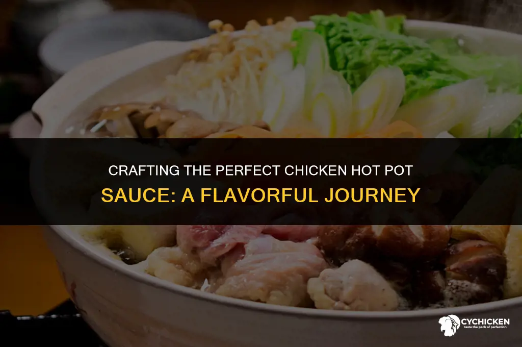 how to make chicken hot pot sauce