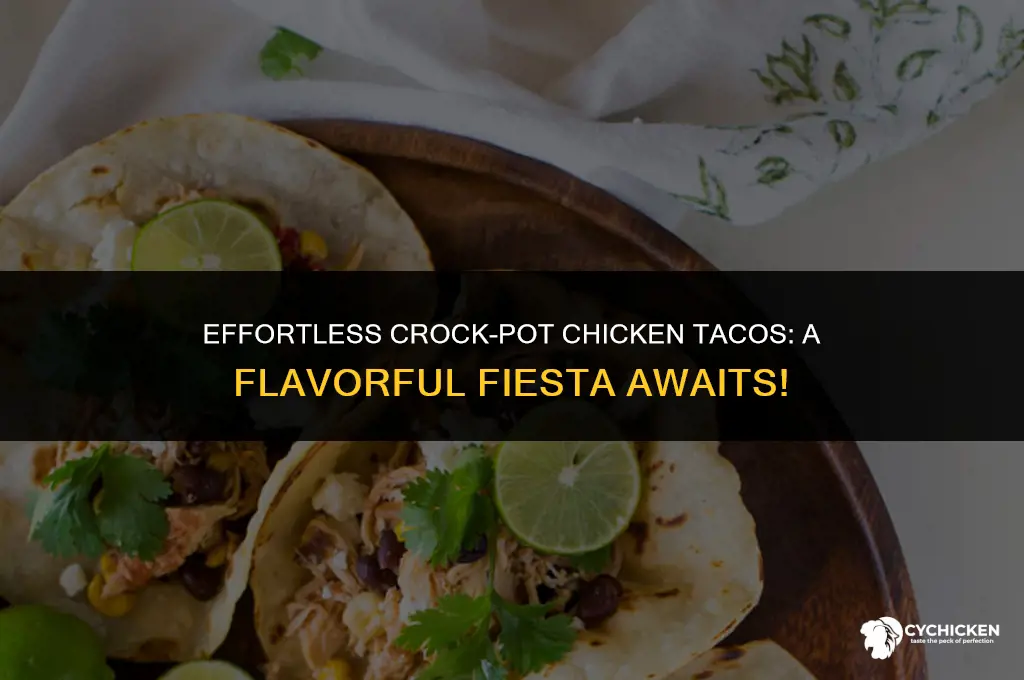 how to make chicken in a crock pot for tacos