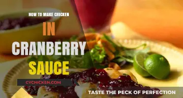 Delicious Chicken in Cranberry Sauce: Easy Recipe for a Flavorful Meal